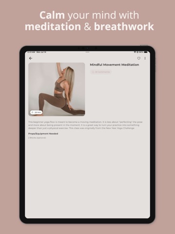 Yoga+ by Mary iPad screenshot