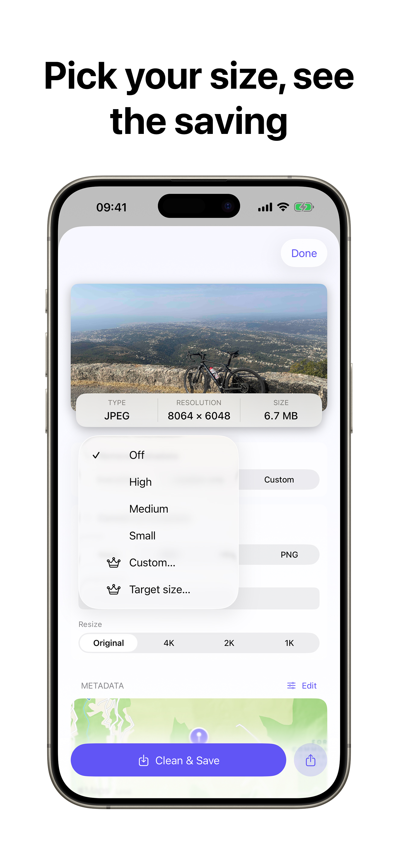 Photo Compressor – NoExif screenshot 2
