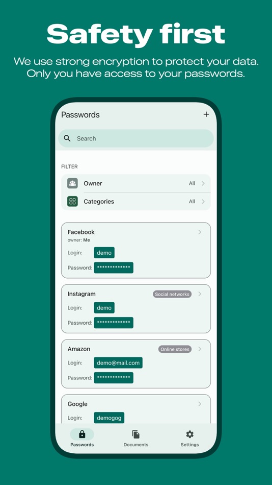#1. Password Manager by UmakhanPro (iOS) Podle: Umakhan Magomedov