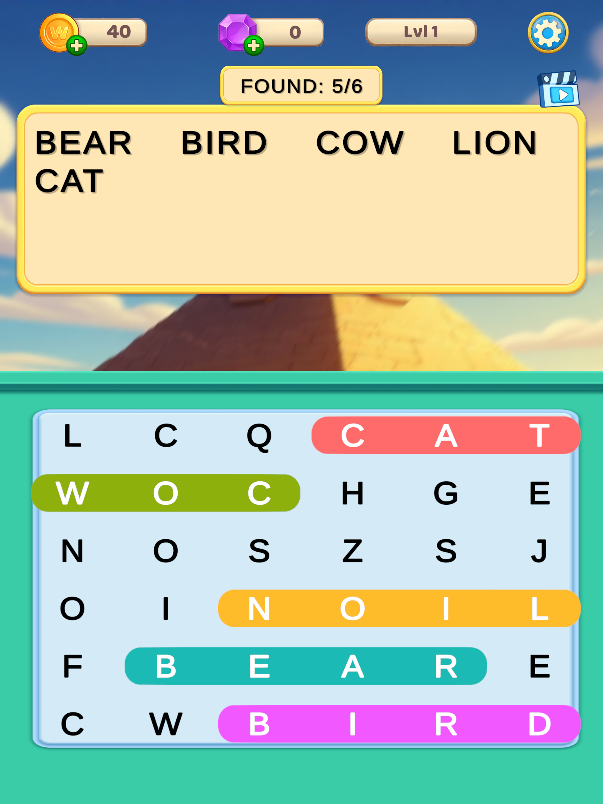 Wordy Craze: Word Puzzle Game