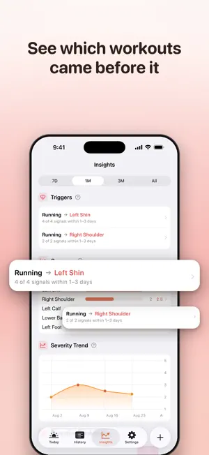 FeltIt: Pain & Injury Tracker screenshot 2