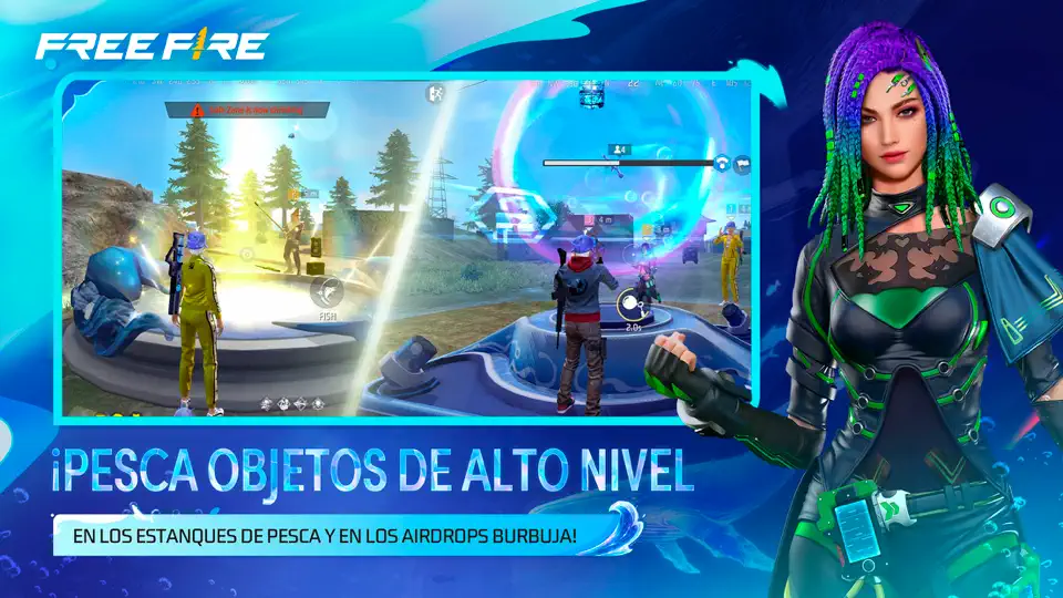 Captura de pantalla de Free Fire: Ecos Del Océano en iPhone 7