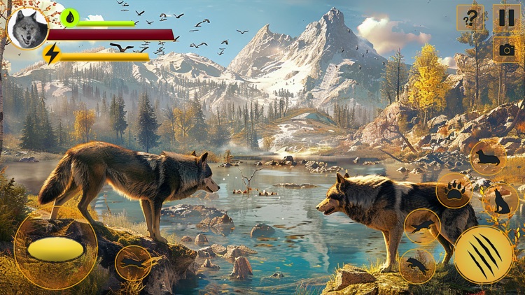 Wild Animal: Wolf Simulator 3d screenshot-5