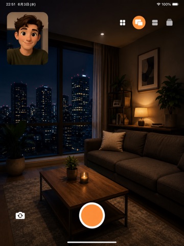 Dual Camera - Front & Back iPad screenshot