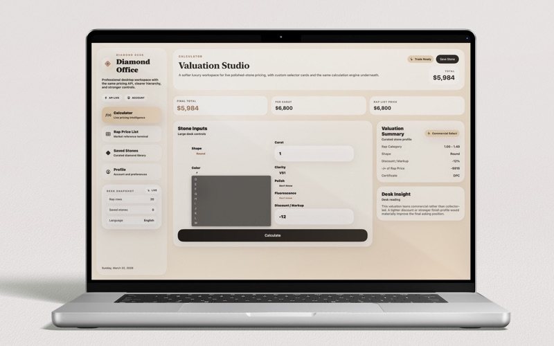 Screenshot #2 pour Diamonds Price Calculator