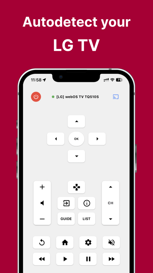 #3. Remote for LG TV・ (iOS) โดย: Pylab