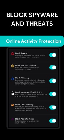 Malloc Mobile Security & VPN Screenshot 3 of 5