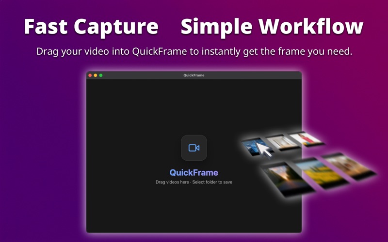 QuickFrame app screenshot
