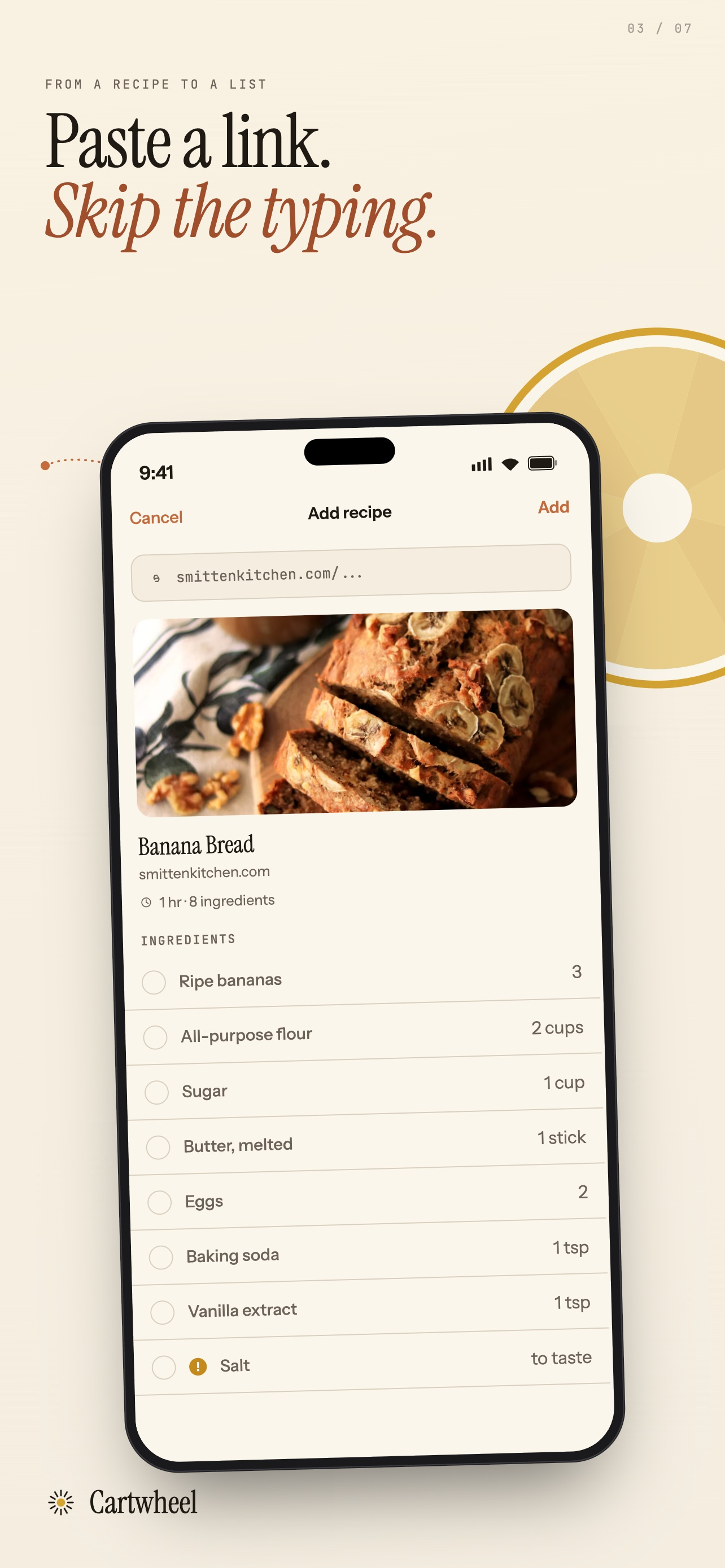 Cartwheel - AI Grocery Lists screenshot 2