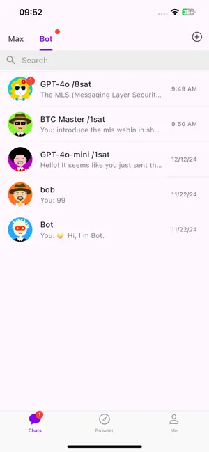 keychat.io screenshot 1