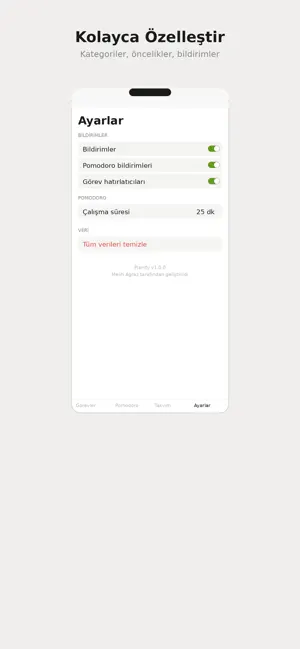 Planify - Görev & Pomodoro screenshot 4