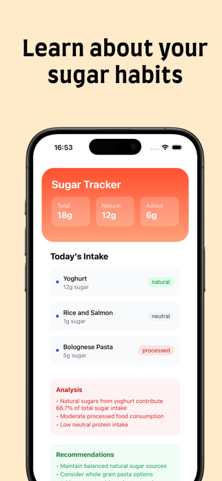 SweetFree: Sugar Tracker Screenshot 3 of 4