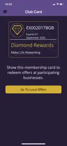 Diamond Club Rewards screenshot #2 for iPhone