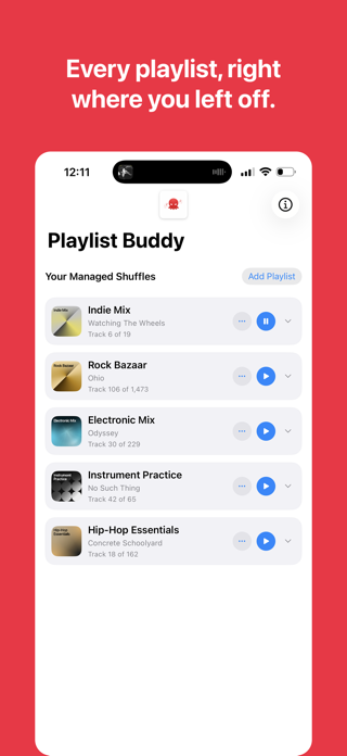 Playlist Buddy Screenshot 1 of 3