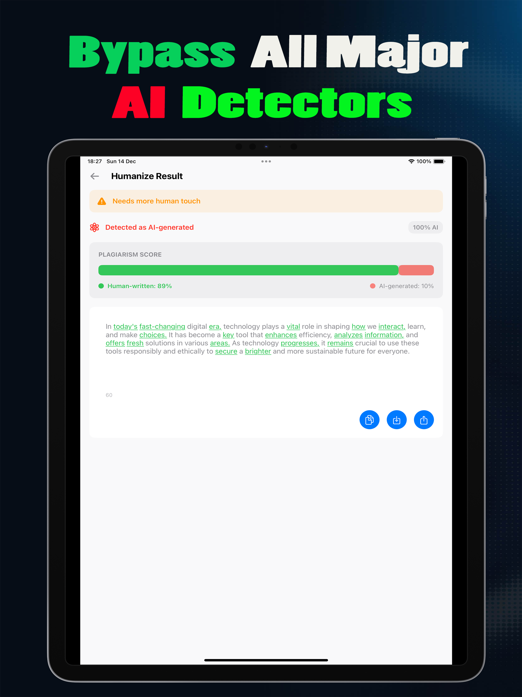 Humanize AI: Paraphrase Tools+