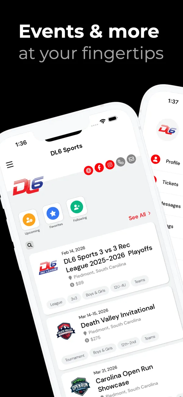 Screenshot #1 pour DL6 Sports