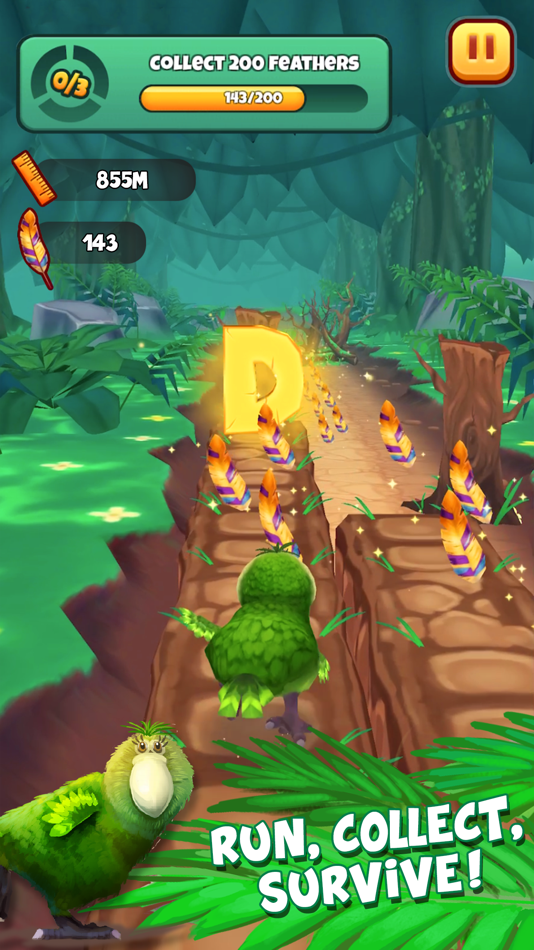 #1. Kakapo Run: Animal Rescue Game (iOS) Podle: OTE PRODUCTIONS LTD