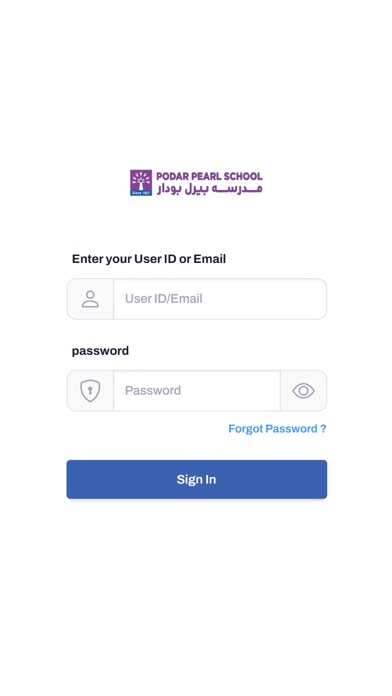 Podar Pearl Parent App Screenshot