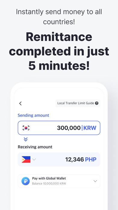 CROSS: Global Remittance Screenshot 2 - AppWisp.com CROSS: Global Remittance Screenshot 2 - AppWisp.com
