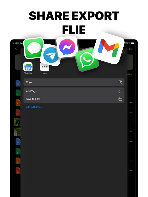 RAR Zip: Unzip File Manager iPad screenshot 5 - Utilities app