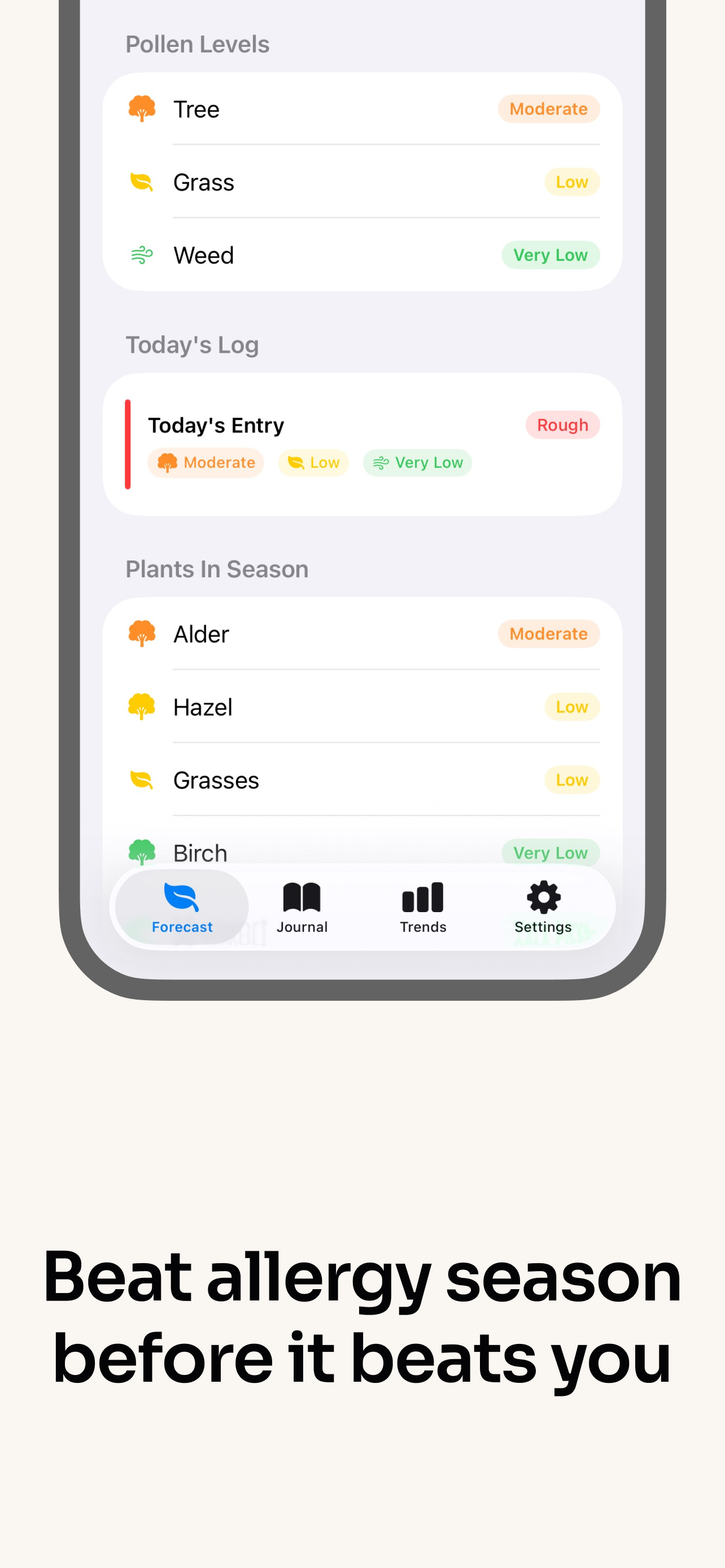 Pollen Buddy – Allergy Tracker