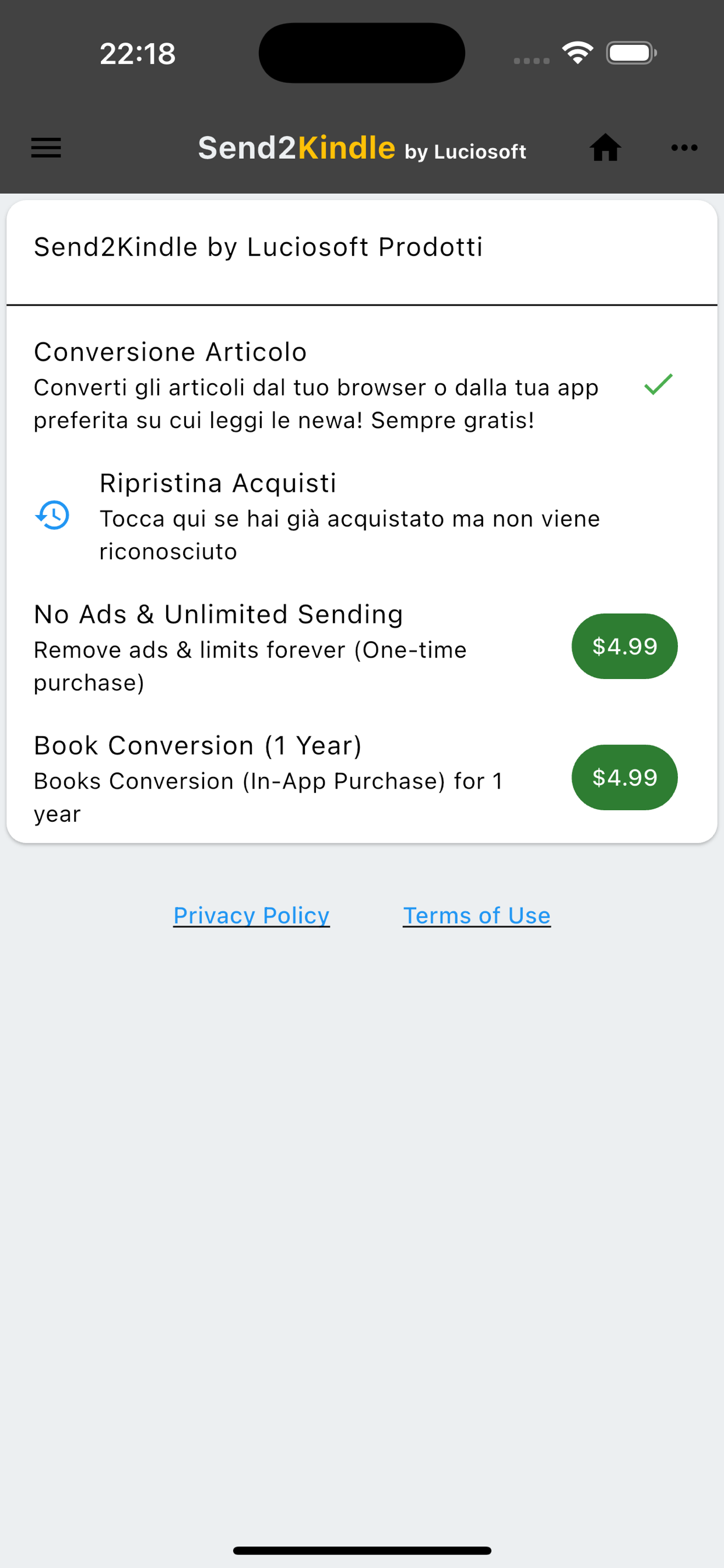 Send to Kindle – Read Articles screenshot 8