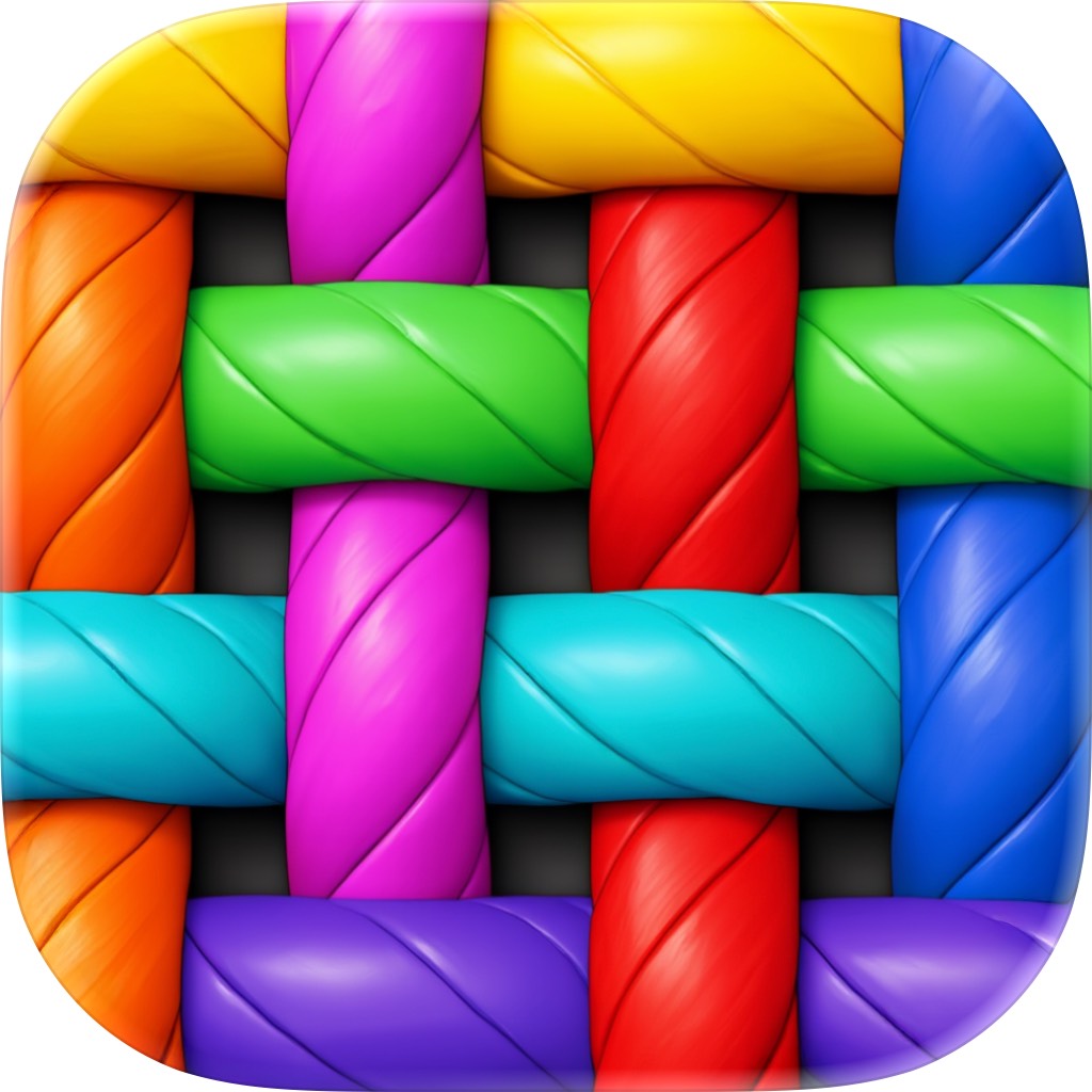 Apple App Store cover for Yarn Loop: Knit Puzzle