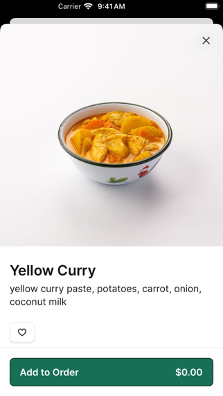 Skye Thai Grab n Go iPhone screenshot 3 - Food & Drink app