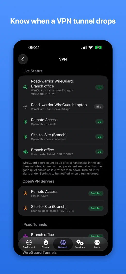 pfAdmin screenshot 3