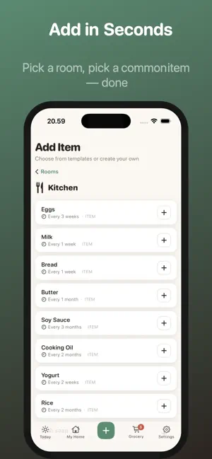 Home Keeper:Grocery & cleaning screenshot 4