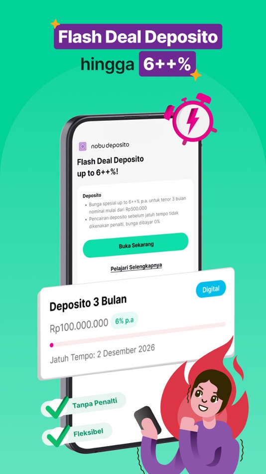 #6. nobu Go by Nobu Bank (iOS) 由: PT Bank Nationalnobu