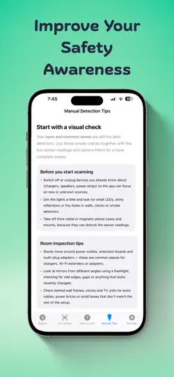 Electronic Device Detector iPhone Ekran Görüntüsü 4