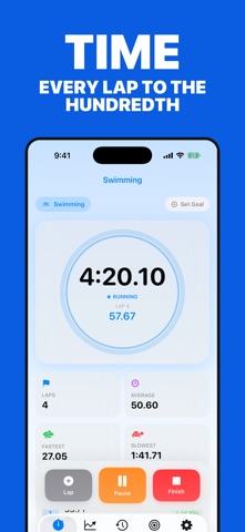 Lap Counter - Run,Swim Tracker Screenshot 1 of 4