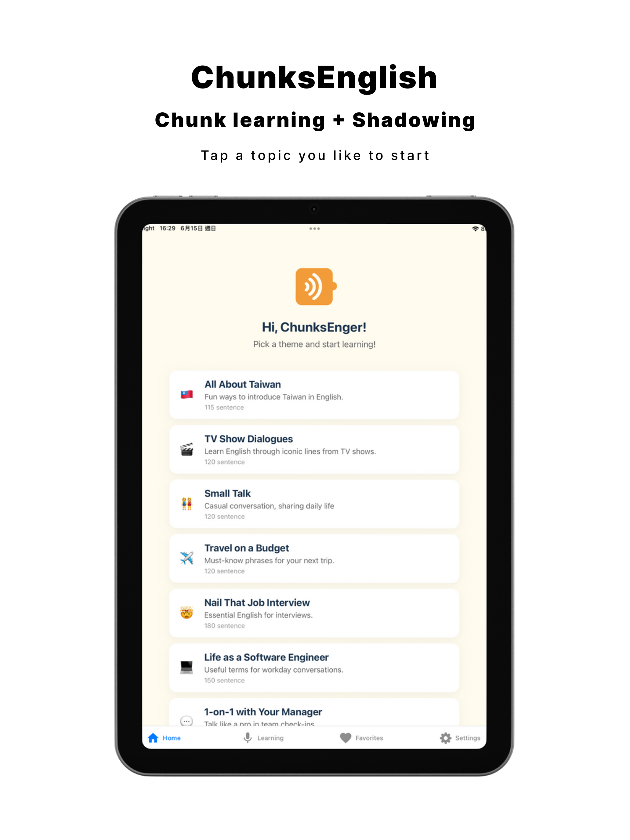 ChunksEnglish - Learn English