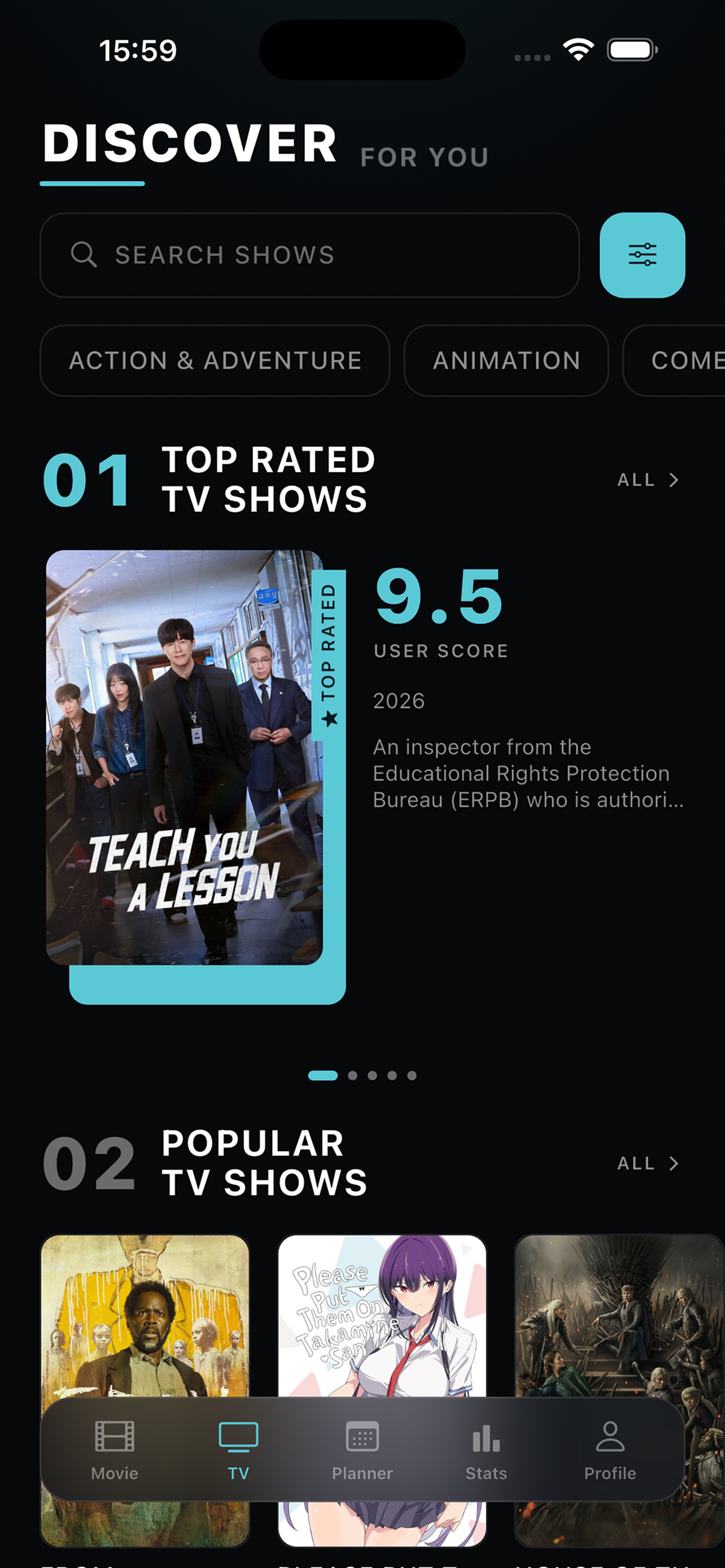 Maquee: Movie & TV Tracker screenshot 3