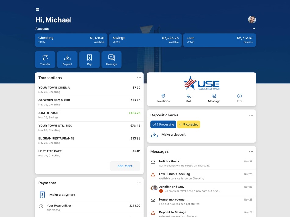 #1. USEFCU (iOS) 由: US Employees OC Federal Credit Union