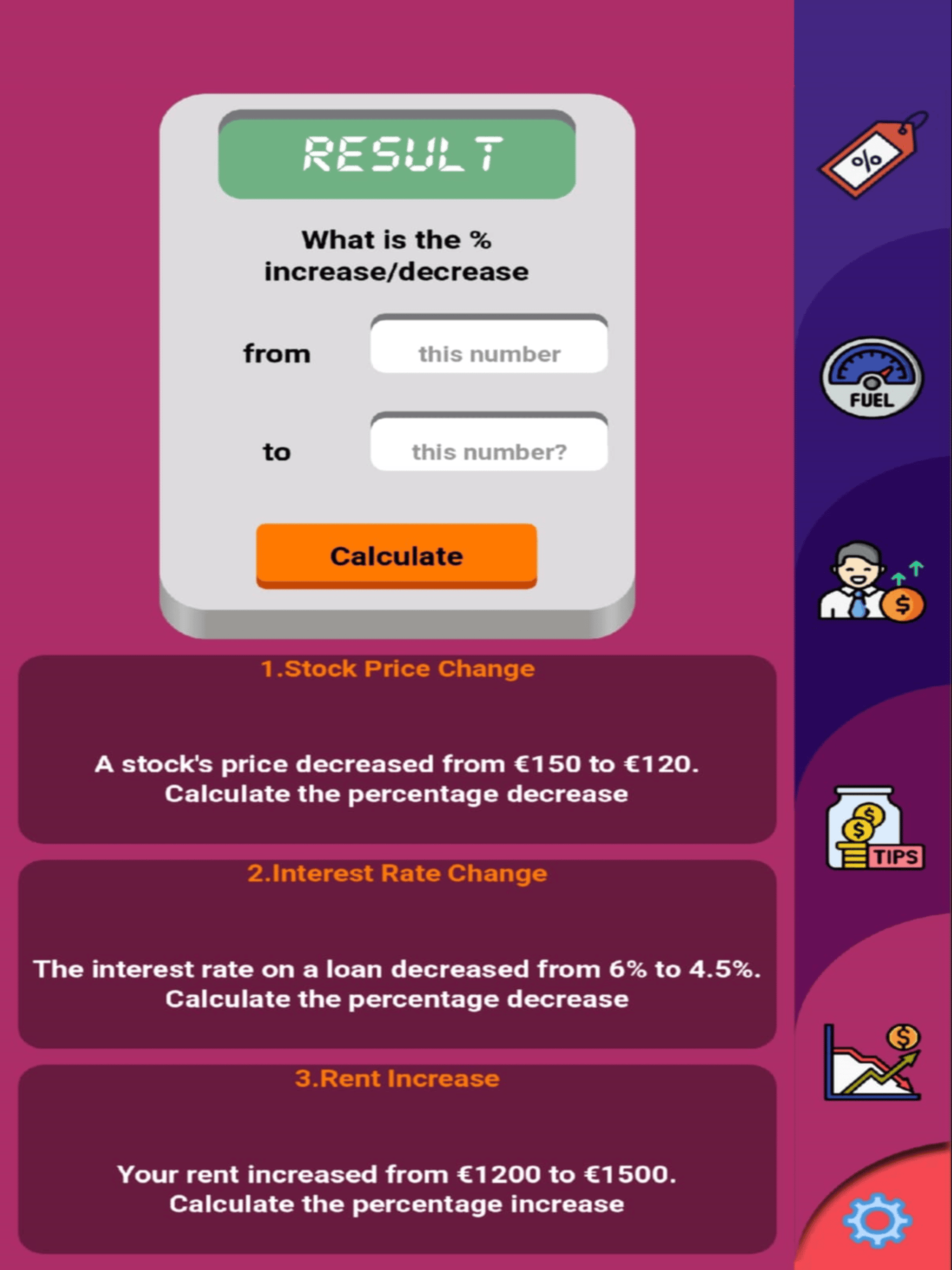 5-in-1 Percentage Calculator screenshot 11