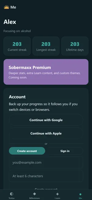 Sobermaxx: Sobriety Tracker screenshot 4