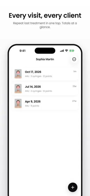Injector Planner: Mapa Botox screenshot 5 of 8