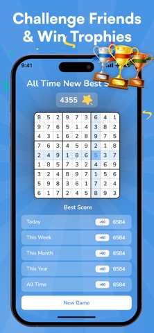 Sudoku: Number Games for Brain iPhone screenshot
