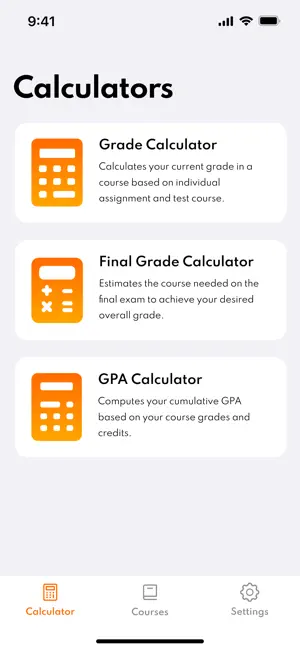 GPA Calculator & Grade Tracker screenshot 1