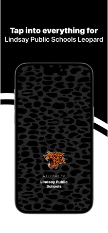 Lindsay Public Schools Leopard iPhone screenshot