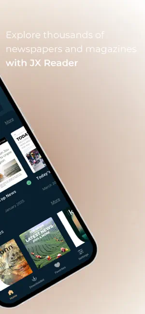 JX Reader iPhone screenshot 2