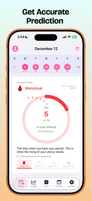 Ovara Period & Cycle Tracker screenshot 3