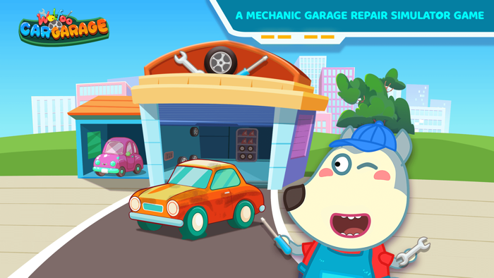 Wolfoo Car Garage Fix  Repair