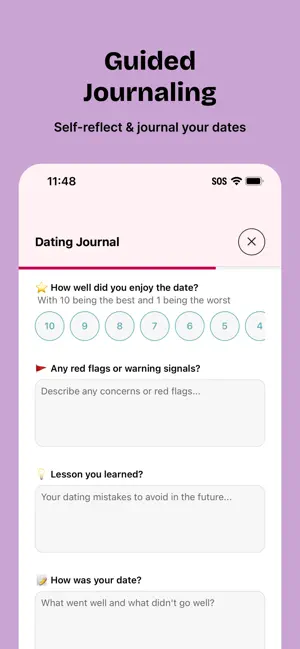 My Dating Journal: Smart Diary screenshot 4