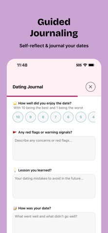 My Dating Journal: Smart Diary screenshot