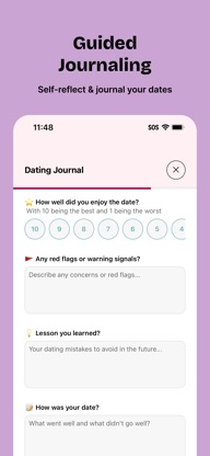 My Dating Journal: Smart Diary screenshot 4