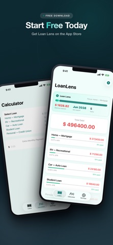 LoanLens iPhone screenshot