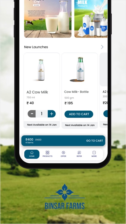 Binsar farms: Milk delivery screenshot-4